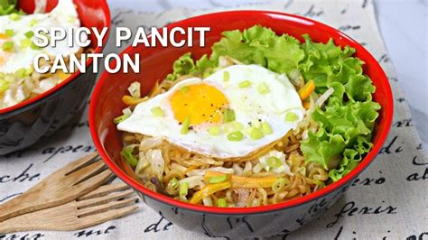 Spicy Pancit Canton Easy To Cook Pancit Canton Youtube