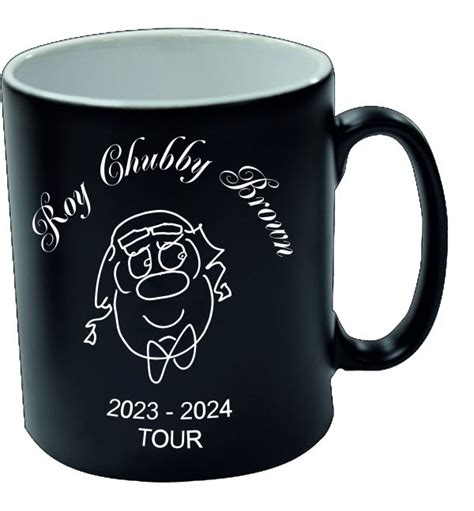 Roy Chubby Brown Black 2023 Tour Mug Roy Chubby Brown