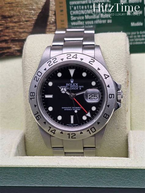 Rolex Explorer Ii Black Dial Mm Oystersteel Men S Watch Ref