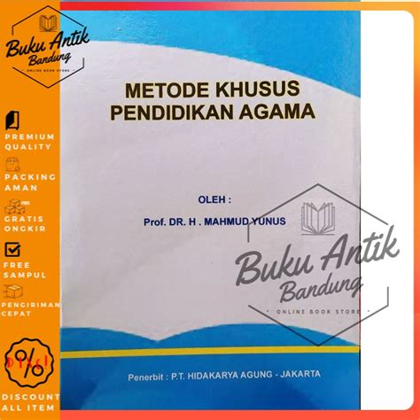 Jual Buku Metodik Khusus Pendidikan Agama Mahmud Yunus Shopee Indonesia