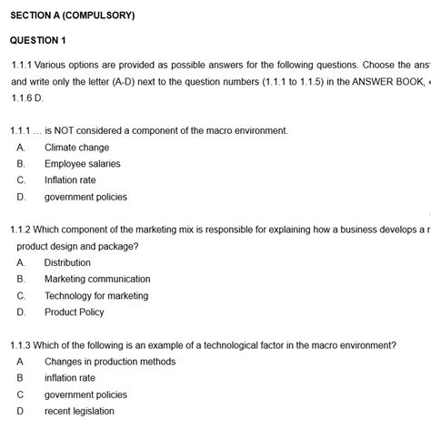 Grade 11 Business Studies Bs November Paper 1 And Memo 2023 1