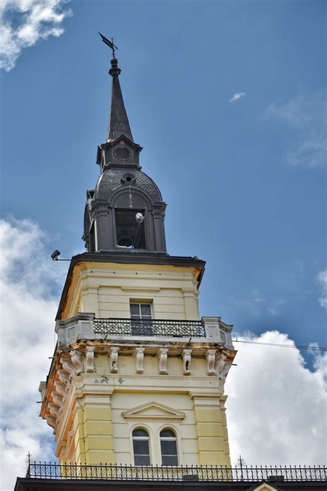 Free picture: tower, landmark, lightning rod, balcony, building, architecture, old, city ...