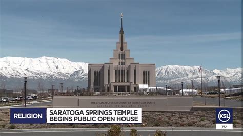 Open House Begins At The Saratoga Springs Utah Temple YouTube