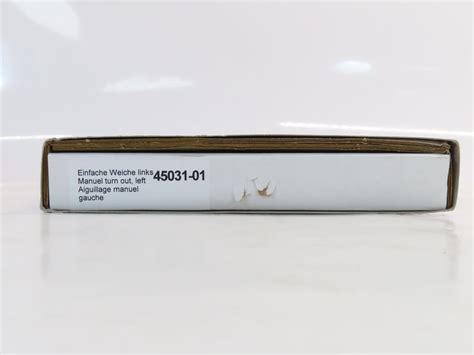 Lenz 0 - 45031/45040 - Model train tracks (1) - Slim switch left with ...