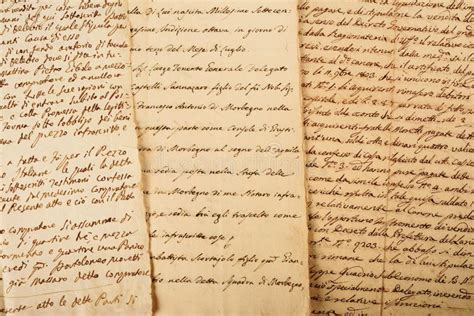 Old Vintage Stacked Handwritings Stock Photo - Image of manuscripts ...