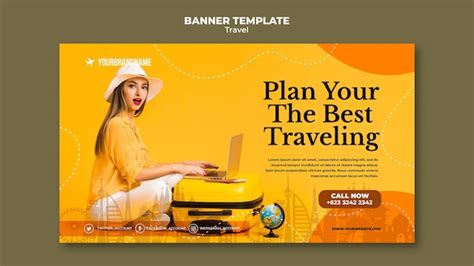 Free Psd Travel Agency Ad Banner Template