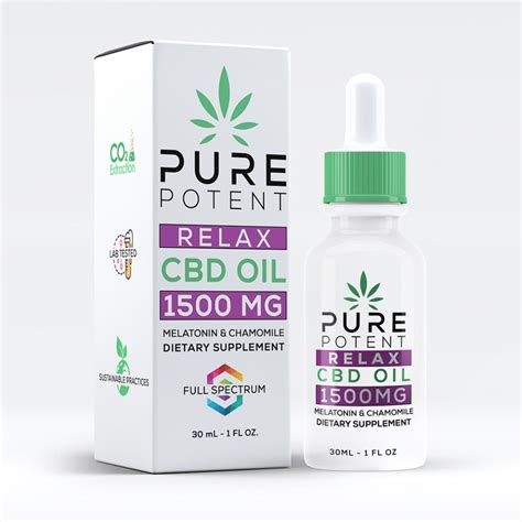 Full Spectrum Cbd Relax Oil 1500mg 30ml Cbd Pet