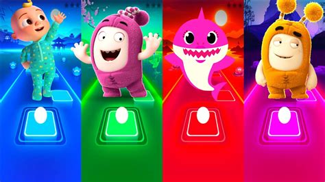 Cocomelon Oddbods Newt Baby Shark Oddbods Slick Best Is Who