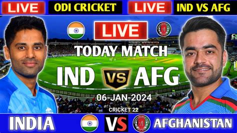 🛑live Ind Vs Afg Odi Match Live Cricket Match Today India Vs Afghanistan Ind Vs Afg Live