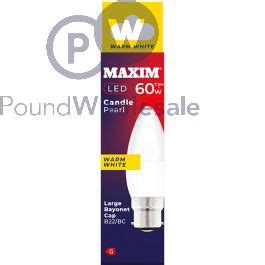 Wholesale Maxim 7 5w 60w Candle Pearl Warm White B22 Bc Led Light Bulb