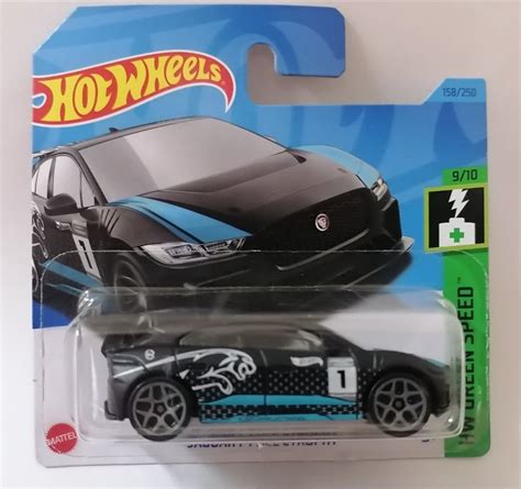 Hot Wheels Hw Green Speed Jaguar I Pace Etrophy Matte Black