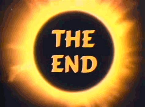 The End Animated Clipart