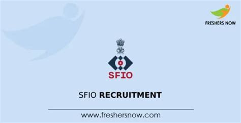 Sfio Recruitment 2024 Notification For 26 Posts Application Form