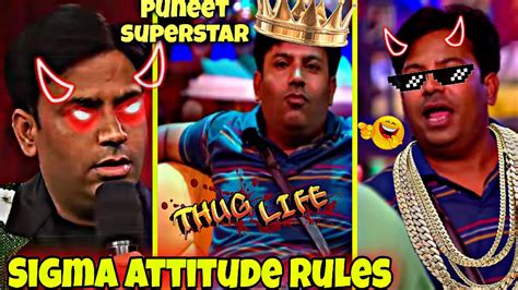 Puneet Superstar Thug Life Funniest 😂reaction Best Of Puneet Superstar Youtube