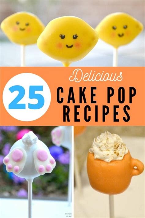 25 Easy Cake Pop Recipes