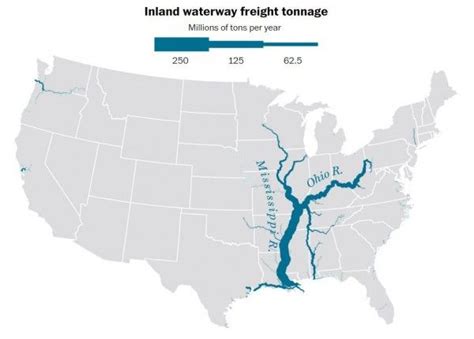 Us Inland Waterway System Map