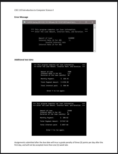 Solved CSE 110 Introduction To Computer Science CSE 110 Chegg