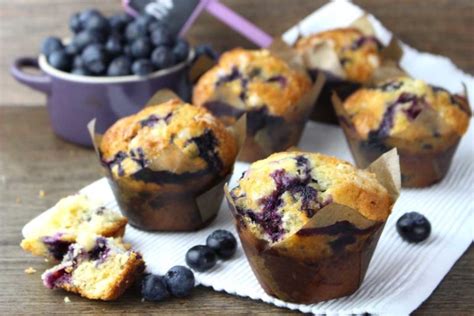 Magdalenas De Ar Ndanos Blueberry Muffins Sin Lactosa Recetas Sin