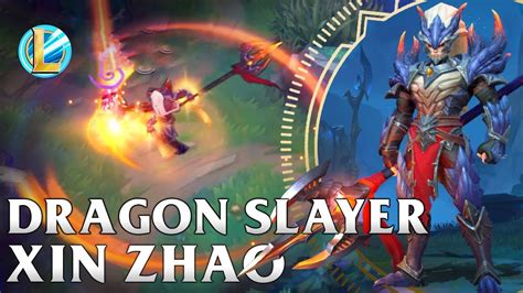 Dragon Slayer Xin Zhao Skin Spotlight Wild Rift Youtube