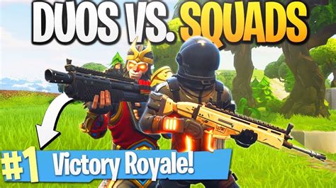 Fortnite Battle Royale Duo S Vs Squad Youtube