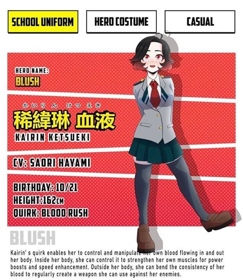 Bnha Oc Kairin Ketsueki Art By Kyrinsan On Instagram Hero Costumes Hero My Hero Academia