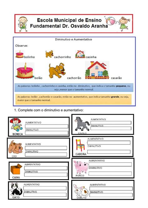 Aumentativo E Diminutivo De Cão - Qual O Aumentativo De Cachorro - RETOEDU