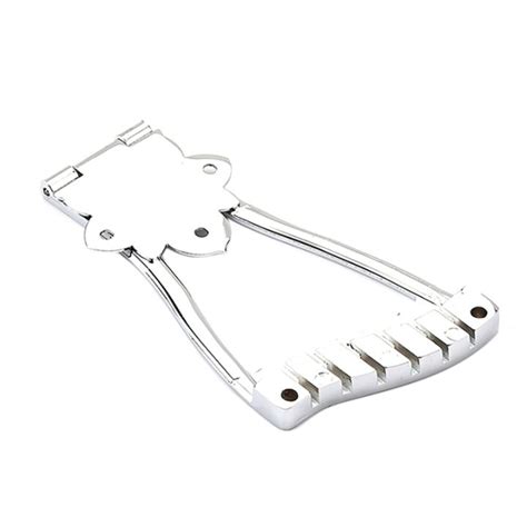 6 Strings Jazz Guitar Bridge Trapeze Tailpiece For Hollow Body Archtop