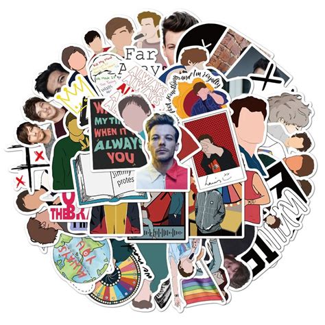 Pcs Louis Tomlinson Stickers Etsy