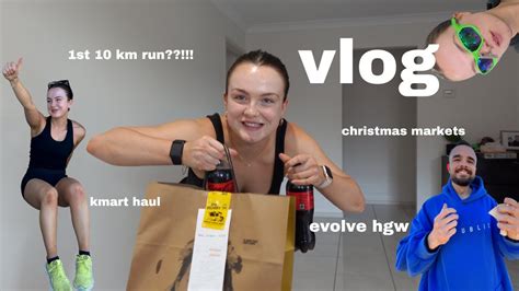 Weekly Vlog First 10km Run Kmart Trip Chill Few Days Youtube