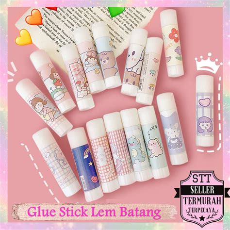 Jual STT Lem Perekat Kertas Padat Glue Stick Lem Stik Batang Putar