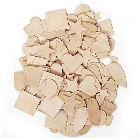 Creativity Street® Wooden Craft Assortment Natural 350pack Ck