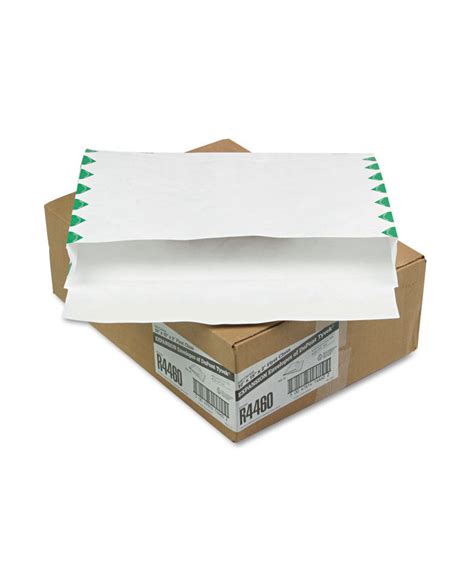 Tyvek Booklet Expansion Mailer, 1st Class, 10 x 15 x 2, White, 18lb ...