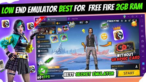 New Low End Emulator For Free Fire Low End Pc Best Emulator For