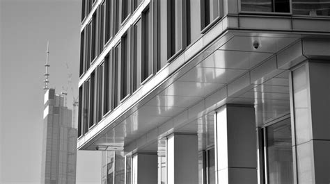 Premium Photo The Windows Of A Modern Building For Offices Business