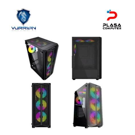 Jual Casing PC Vurrion Salvatore Black ARGB Tempered Glass Mid Tower