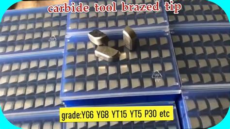 High Quality Carbide Tool Brazed Tip Yt P Yg Yt Carbide Tool