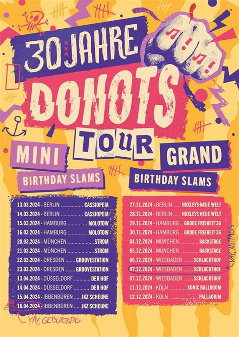 DONOTS 30 Jahre Birthday Slam Tour Durch Deutschland