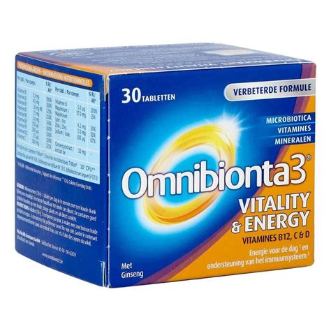 Buy Omnibionta Vitality Energy Tablets Pieces Now For Only