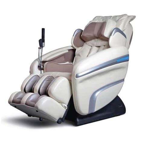 Titan Osaki Tan Faux Leather Reclining Massage Chair Os 7200hcream The Home Depot