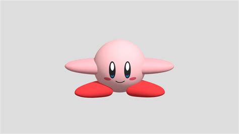 Kirby Download Free 3d Model By Citrinebowl 30579c9 Sketchfab