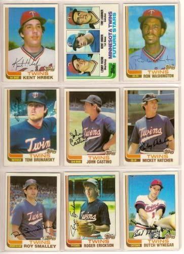 Amazon Minnesota Twins Topps Baseball Team Set With Year End