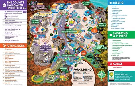 Sesame Place Map and Brochure (2001 - 2024) | ThemeParkBrochures.net