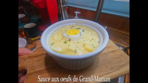 Recette De Sauce Aux œufs De Grand Maman Facile Et Rapide Youtube