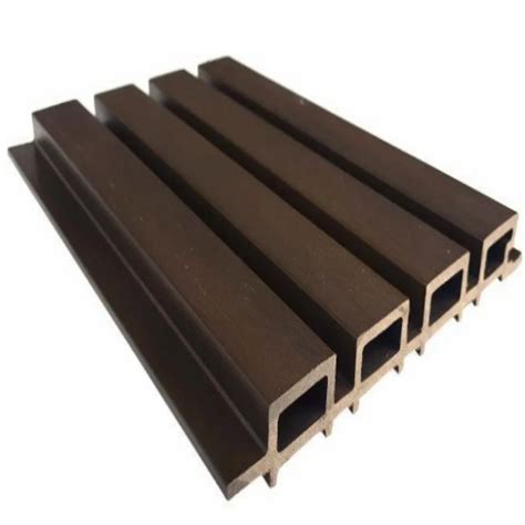 WPC Louvers Mangolian Oak Wood Louvers For Exterior Use At Rs 230 Sq Ft