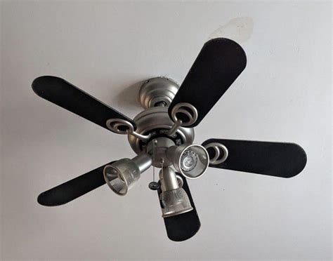 Hampton Bay San Marino 36 In Led Indoor Brushed Steel Ceiling Fan With