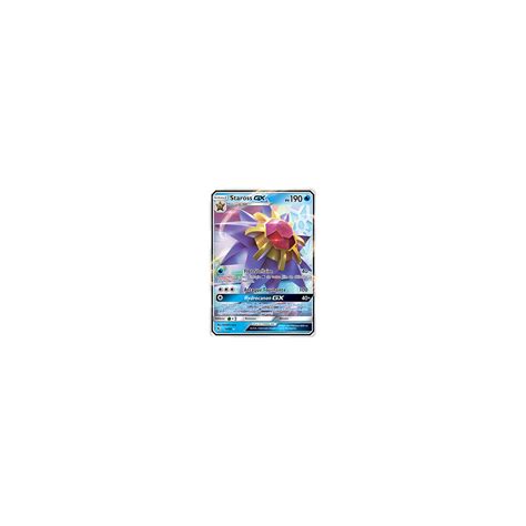 Carte Staross Holographique rare GX de Pokémon Destinées Occultes 14 68