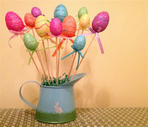 Tutorial Dollar Store Easter Egg Bouquet Dollar Store Crafts