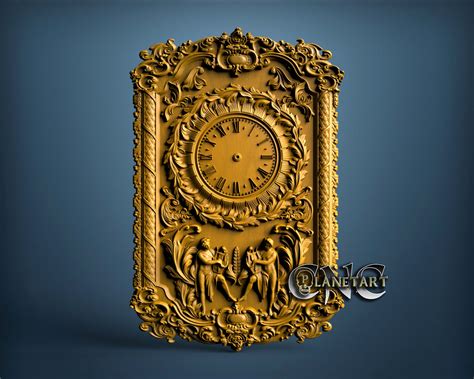 Acient Roman Clasic Clock 3d Stl Model 1236 Cnc Planet Art