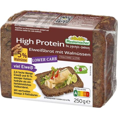 Mestemacher High Protein Bread With Walnuts G Buy Online Now Me