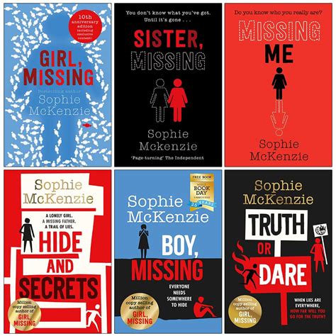 Sophie Mckenzie Collection 6 Books Set Girl Missing Sister Missing Missing Me Boy Missing